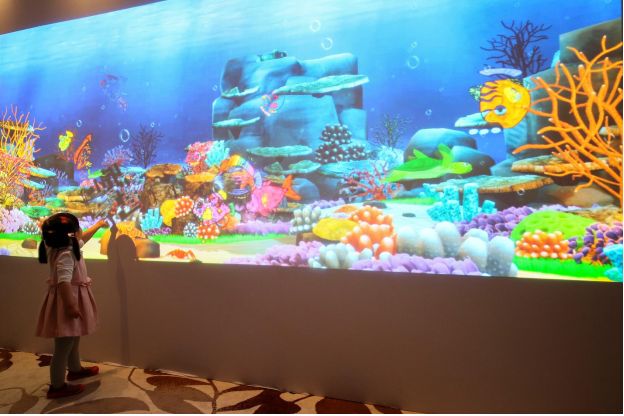 互動(dòng)多媒體投影，墻面互動(dòng)投影