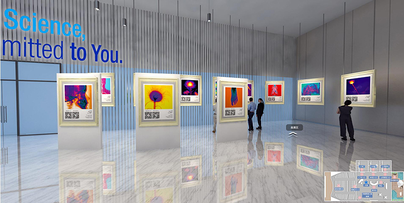 線上展廳畫展區